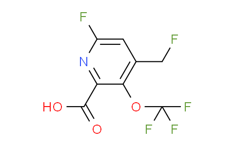 6-Fluoro-4-(fluoromethyl)-3-(trifluoromethoxy)pyridine-2-carboxylic acid