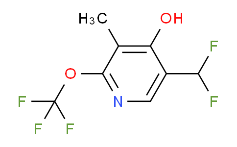 5-(Difluoromethyl)-4-hydroxy-3-methyl-2-(trifluoromethoxy)pyridine