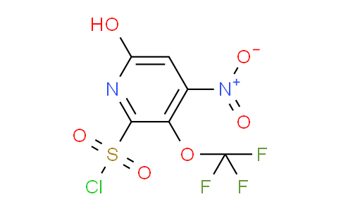 6-Hydroxy-4-nitro-3-(trifluoromethoxy)pyridine-2-sulfonyl chloride
