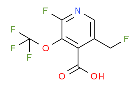 2-Fluoro-5-(fluoromethyl)-3-(trifluoromethoxy)pyridine-4-carboxylic acid