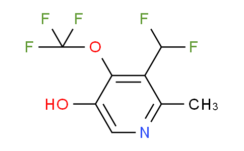 3-(Difluoromethyl)-5-hydroxy-2-methyl-4-(trifluoromethoxy)pyridine