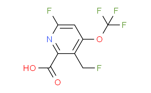 6-Fluoro-3-(fluoromethyl)-4-(trifluoromethoxy)pyridine-2-carboxylic acid