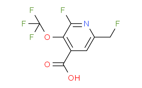 2-Fluoro-6-(fluoromethyl)-3-(trifluoromethoxy)pyridine-4-carboxylic acid