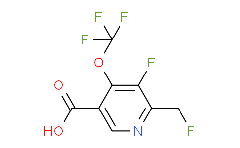 3-Fluoro-2-(fluoromethyl)-4-(trifluoromethoxy)pyridine-5-carboxylic acid