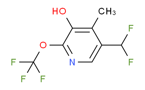 5-(Difluoromethyl)-3-hydroxy-4-methyl-2-(trifluoromethoxy)pyridine