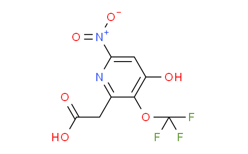 4-Hydroxy-6-nitro-3-(trifluoromethoxy)pyridine-2-acetic acid