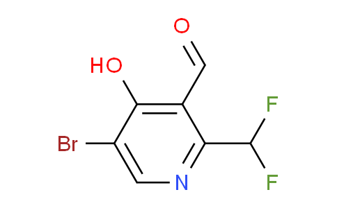 5-Bromo-2-(difluoromethyl)-4-hydroxypyridine-3-carboxaldehyde