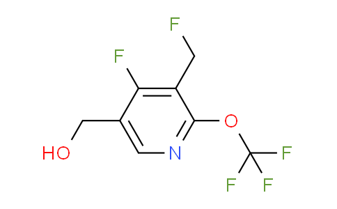 4-Fluoro-3-(fluoromethyl)-2-(trifluoromethoxy)pyridine-5-methanol