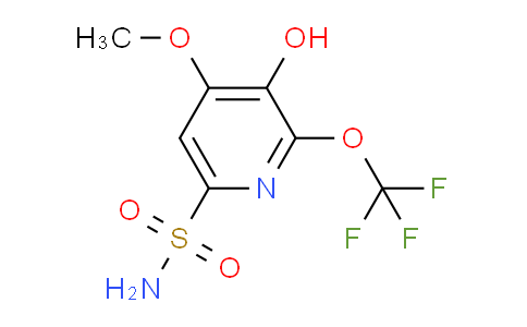 3-Hydroxy-4-methoxy-2-(trifluoromethoxy)pyridine-6-sulfonamide