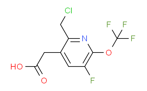AM161560 | 1803682-42-9 | 2-(Chloromethyl)-5-fluoro-6-(trifluoromethoxy)pyridine-3-acetic acid