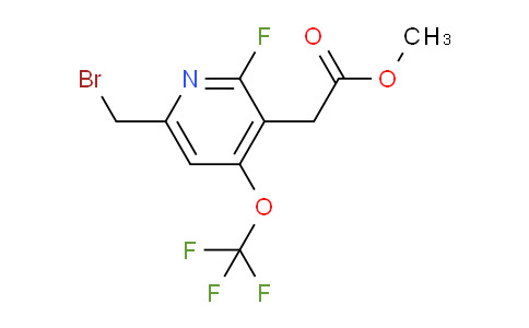 Methyl 6-(bromomethyl)-2-fluoro-4-(trifluoromethoxy)pyridine-3-acetate