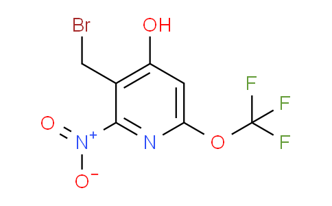 3-(Bromomethyl)-4-hydroxy-2-nitro-6-(trifluoromethoxy)pyridine