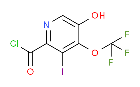 5-Hydroxy-3-iodo-4-(trifluoromethoxy)pyridine-2-carbonyl chloride