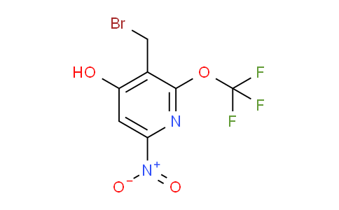 3-(Bromomethyl)-4-hydroxy-6-nitro-2-(trifluoromethoxy)pyridine
