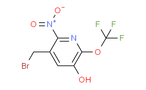3-(Bromomethyl)-5-hydroxy-2-nitro-6-(trifluoromethoxy)pyridine