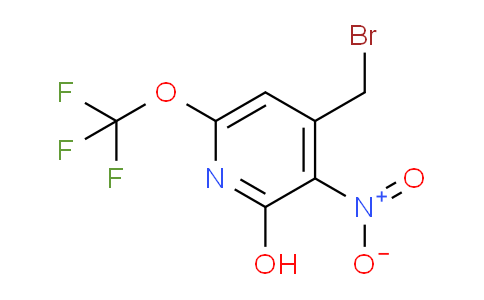4-(Bromomethyl)-2-hydroxy-3-nitro-6-(trifluoromethoxy)pyridine
