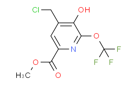 Methyl 4-(chloromethyl)-3-hydroxy-2-(trifluoromethoxy)pyridine-6-carboxylate