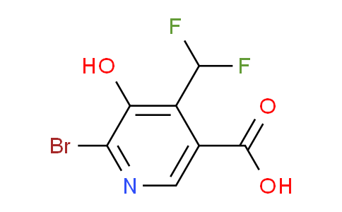 AM16161 | 1805349-76-1 | 2-Bromo-4-(difluoromethyl)-3-hydroxypyridine-5-carboxylic acid