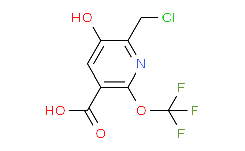 AM161615 | 1806023-39-1 | 2-(Chloromethyl)-3-hydroxy-6-(trifluoromethoxy)pyridine-5-carboxylic acid