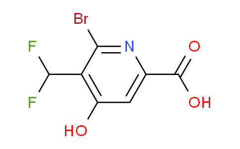 AM16163 | 1804652-86-5 | 2-Bromo-3-(difluoromethyl)-4-hydroxypyridine-6-carboxylic acid