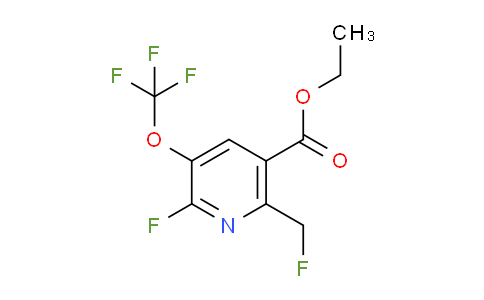 AM161634 | 1804755-76-7 | Ethyl 2-fluoro-6-(fluoromethyl)-3-(trifluoromethoxy)pyridine-5-carboxylate