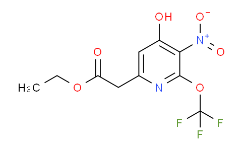 Ethyl 4-hydroxy-3-nitro-2-(trifluoromethoxy)pyridine-6-acetate