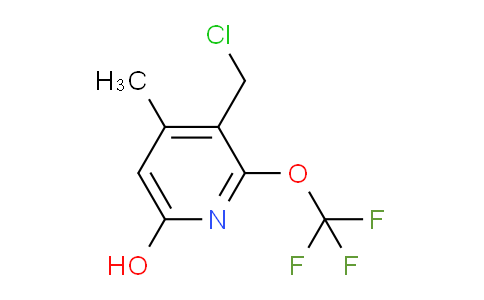 AM161668 | 1804814-72-9 | 3-(Chloromethyl)-6-hydroxy-4-methyl-2-(trifluoromethoxy)pyridine