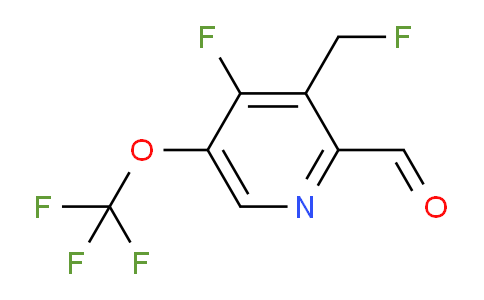 AM161685 | 1804625-90-8 | 4-Fluoro-3-(fluoromethyl)-5-(trifluoromethoxy)pyridine-2-carboxaldehyde