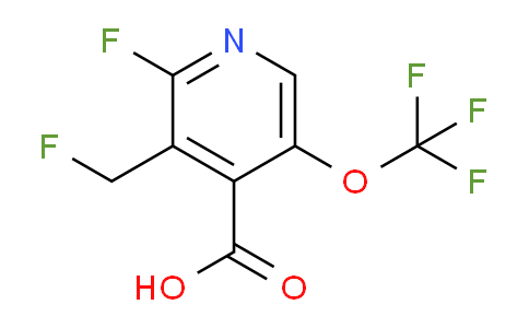 AM161691 | 1806263-34-2 | 2-Fluoro-3-(fluoromethyl)-5-(trifluoromethoxy)pyridine-4-carboxylic acid