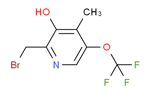 2-(Bromomethyl)-3-hydroxy-4-methyl-5-(trifluoromethoxy)pyridine