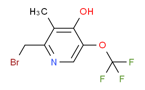 2-(Bromomethyl)-4-hydroxy-3-methyl-5-(trifluoromethoxy)pyridine