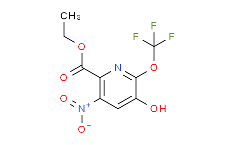 Ethyl 3-hydroxy-5-nitro-2-(trifluoromethoxy)pyridine-6-carboxylate