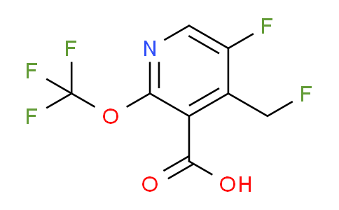AM161714 | 1804626-36-5 | 5-Fluoro-4-(fluoromethyl)-2-(trifluoromethoxy)pyridine-3-carboxylic acid