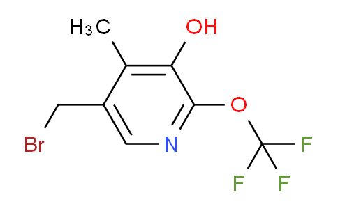 5-(Bromomethyl)-3-hydroxy-4-methyl-2-(trifluoromethoxy)pyridine