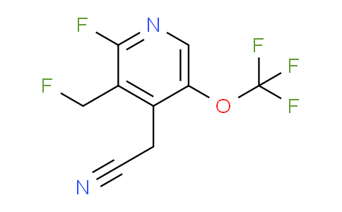 2-Fluoro-3-(fluoromethyl)-5-(trifluoromethoxy)pyridine-4-acetonitrile