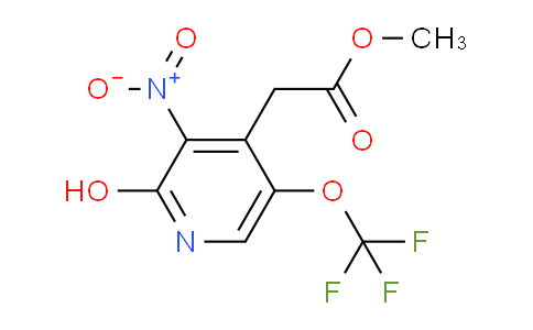Methyl 2-hydroxy-3-nitro-5-(trifluoromethoxy)pyridine-4-acetate