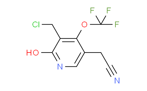 3-(Chloromethyl)-2-hydroxy-4-(trifluoromethoxy)pyridine-5-acetonitrile