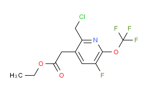 AM161770 | 1806030-04-5 | Ethyl 2-(chloromethyl)-5-fluoro-6-(trifluoromethoxy)pyridine-3-acetate
