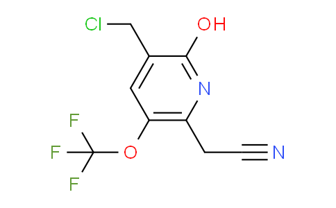 AM161773 | 1804480-79-2 | 3-(Chloromethyl)-2-hydroxy-5-(trifluoromethoxy)pyridine-6-acetonitrile