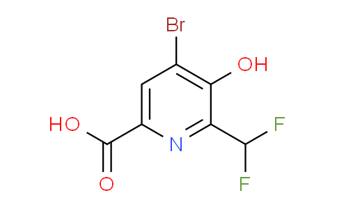 AM16178 | 1806068-27-8 | 4-Bromo-2-(difluoromethyl)-3-hydroxypyridine-6-carboxylic acid