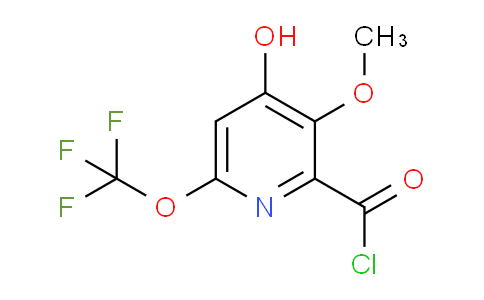 4-Hydroxy-3-methoxy-6-(trifluoromethoxy)pyridine-2-carbonyl chloride