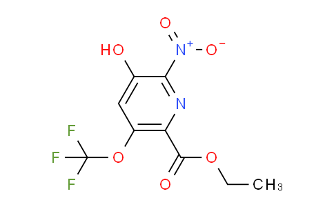 Ethyl 3-hydroxy-2-nitro-5-(trifluoromethoxy)pyridine-6-carboxylate