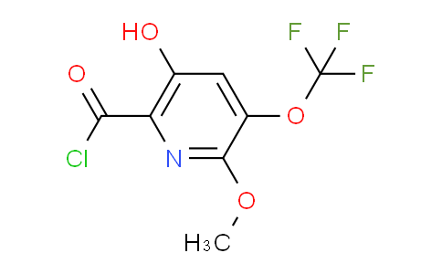 5-Hydroxy-2-methoxy-3-(trifluoromethoxy)pyridine-6-carbonyl chloride