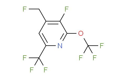 AM161826 | 1806720-53-5 | 3-Fluoro-4-(fluoromethyl)-2-(trifluoromethoxy)-6-(trifluoromethyl)pyridine