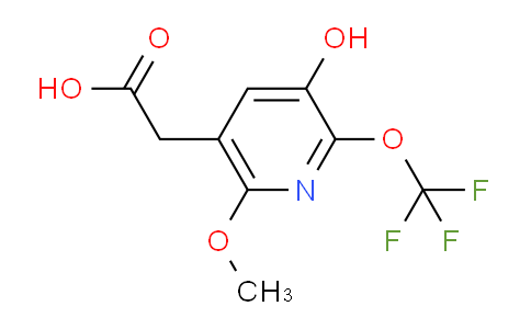 3-Hydroxy-6-methoxy-2-(trifluoromethoxy)pyridine-5-acetic acid