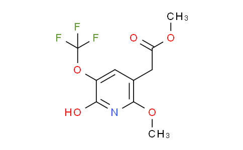 Methyl 2-hydroxy-6-methoxy-3-(trifluoromethoxy)pyridine-5-acetate