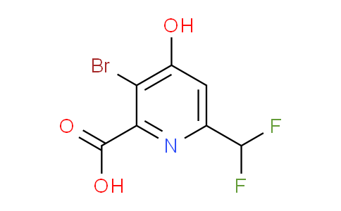 AM16191 | 1805411-92-0 | 3-Bromo-6-(difluoromethyl)-4-hydroxypyridine-2-carboxylic acid