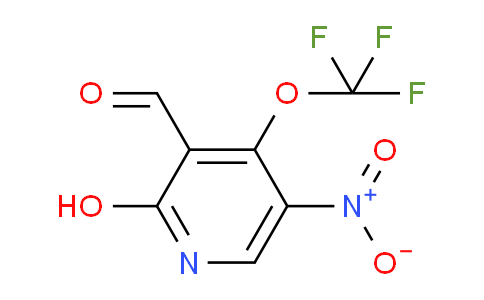 2-Hydroxy-5-nitro-4-(trifluoromethoxy)pyridine-3-carboxaldehyde