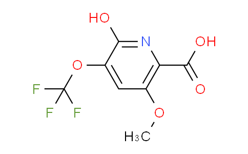 2-Hydroxy-5-methoxy-3-(trifluoromethoxy)pyridine-6-carboxylic acid