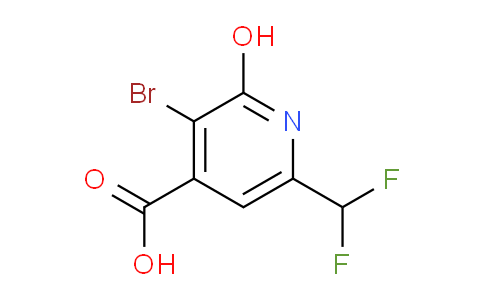 AM16194 | 1805372-31-9 | 3-Bromo-6-(difluoromethyl)-2-hydroxypyridine-4-carboxylic acid